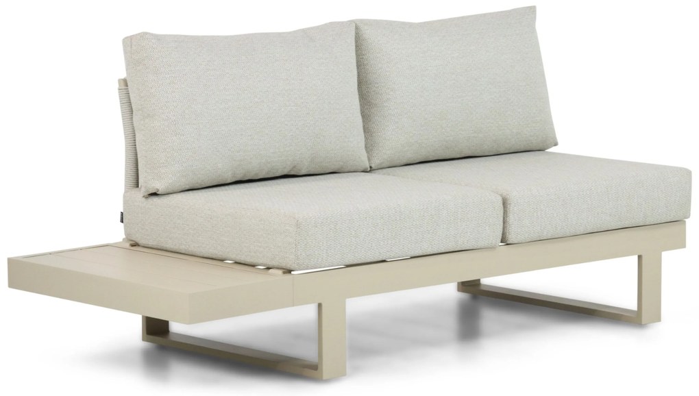 Hoek loungeset 6 personen Aluminium Taupe Lifestyle Garden Furniture Lorenzo