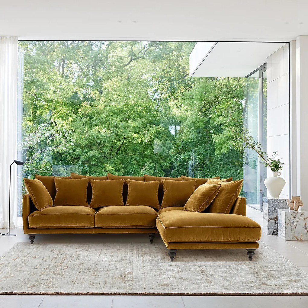 Fluwelen hoekbank, LAZARE