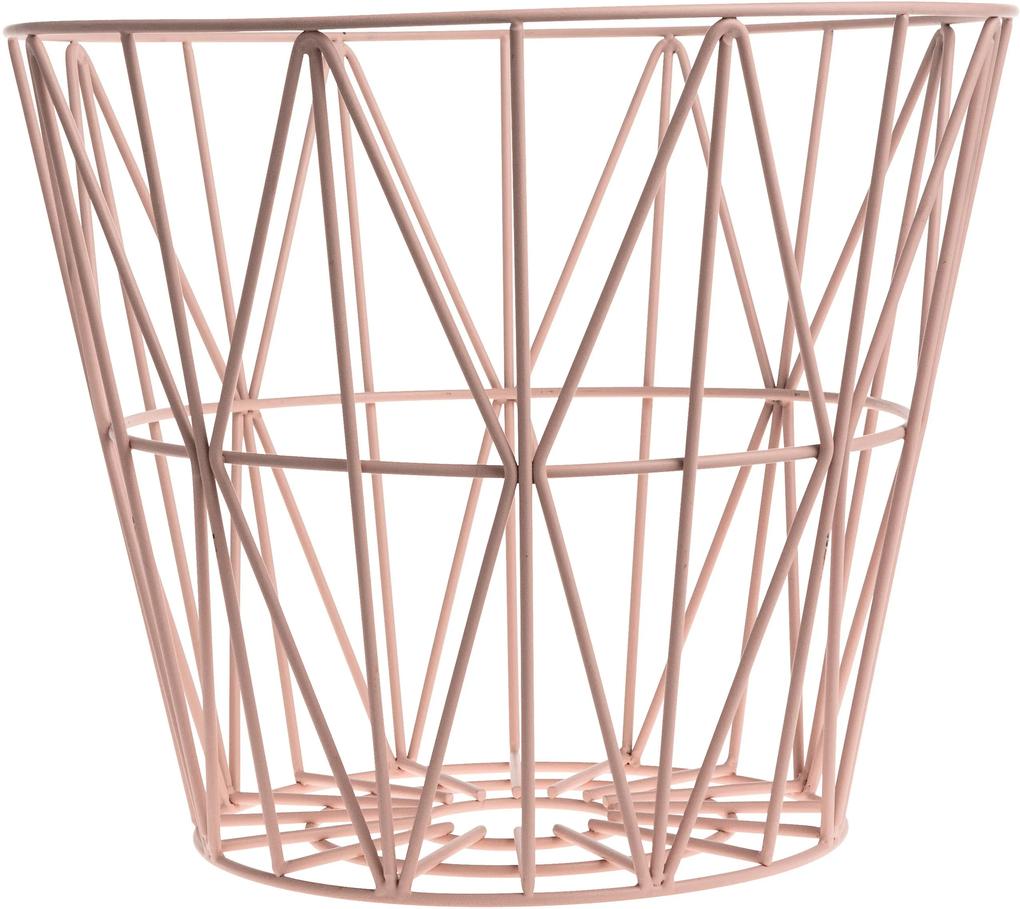 Ferm Living Wire Basket opbergmand rose medium