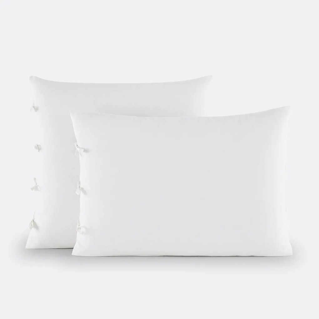 Effen kussensloop te strikken in katoen , Scenario