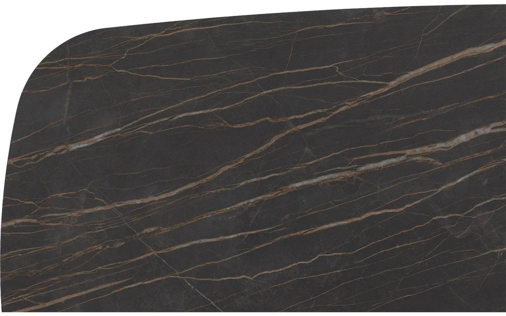 Goossens Excellent Eettafel Cipressen, Semi rechthoekig 240 x 100 cm