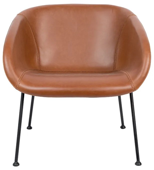 Zuiver Feston Design Fauteuil Bruin Leer