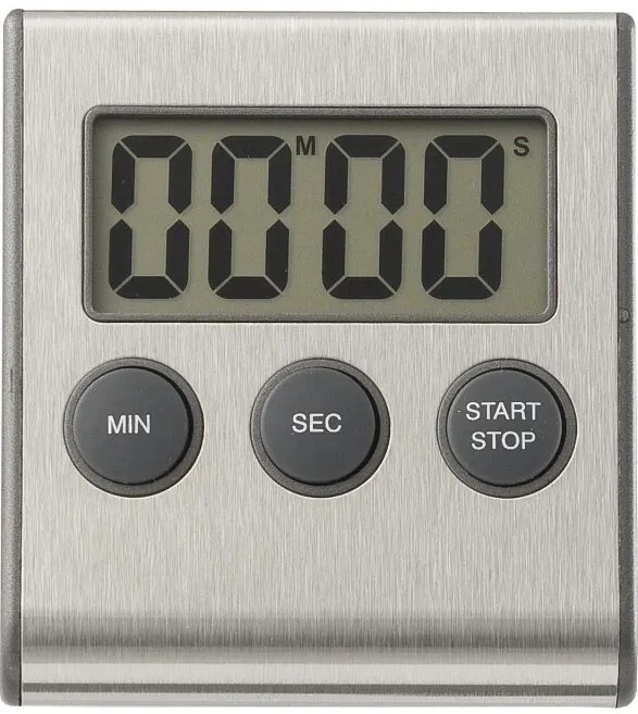 Kookwekker Digitaal Magnetisch Rvs (zilvergrijs)