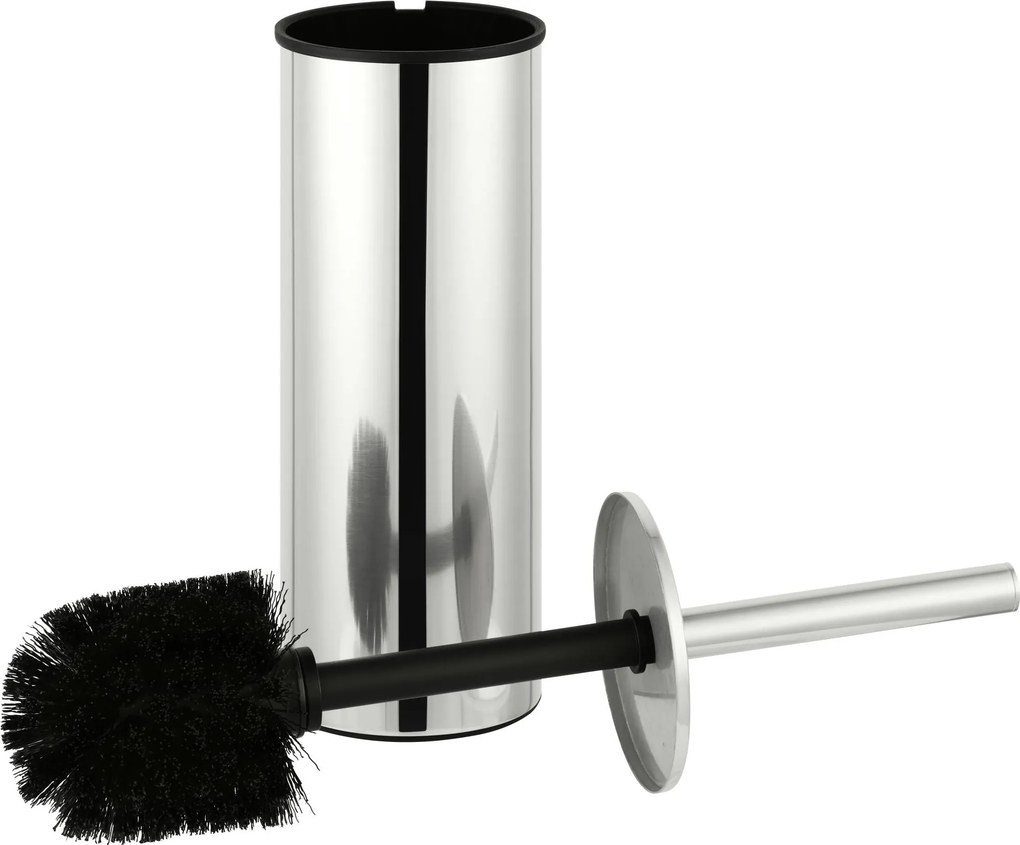 Saqu Nemo toiletborstel met houder 9,2x12x35,2cm chroom