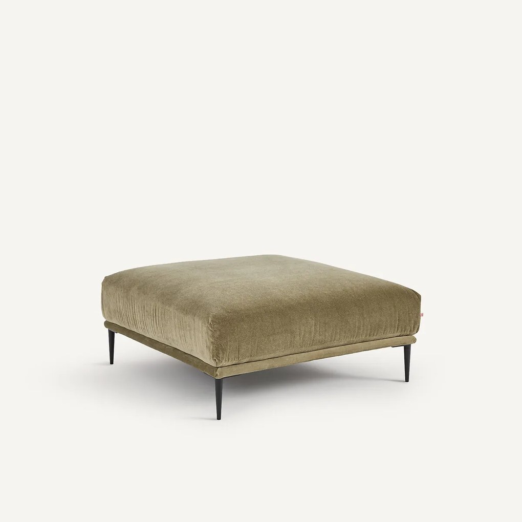 Voetensteun XL, in linnen fluweel, OSCAR