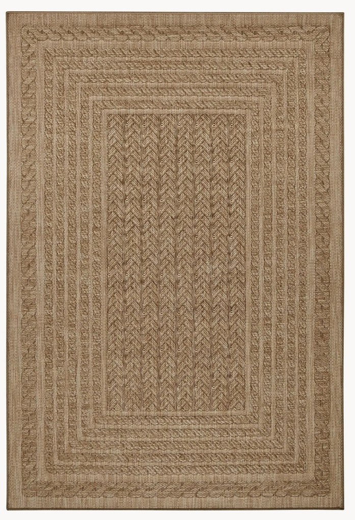 Indoor & outdoor vloerkleed Limonero in jute look