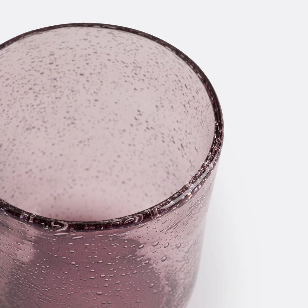 Set van 6 glazen bekers met bubbels, Faraji