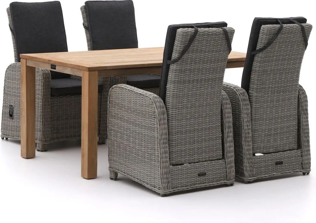 Diningset Intenso  | 4 personen | Tuinset teakhout | 5-delig | Kees Smit Tuinmeubelen