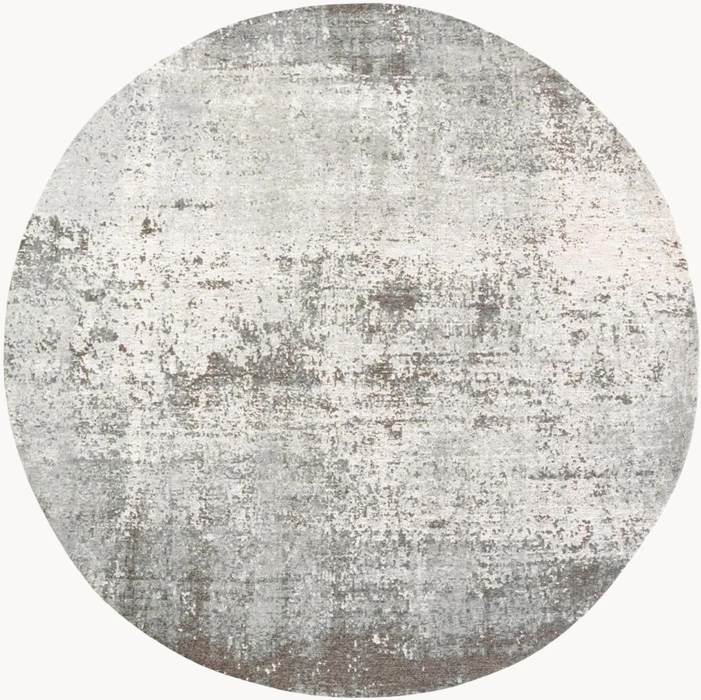 Wasbaar rond jacquard in- en outdoor vloerkleed Virgin Land