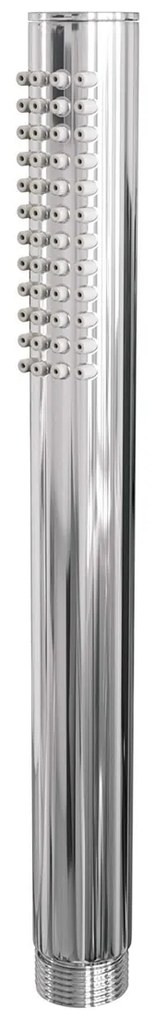 Brauer Stripe thermostatische badkraan met glijstang en staafhanddouche chroom