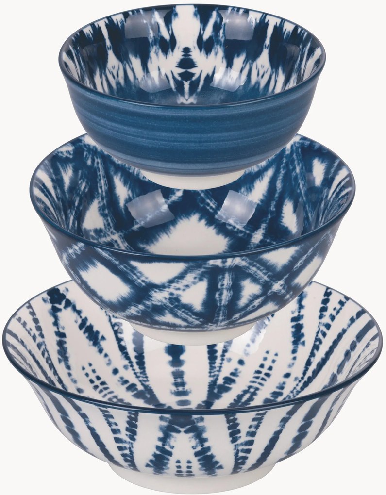 Schalen The Blue, 3-delig