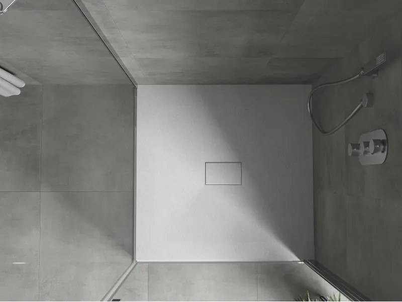 Mexen Hugo SMC vierkante douchebak 100 x 100 cm, wit - 42101010