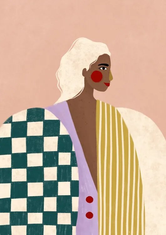 Ilustratie Funky Blouse, Bea Muller