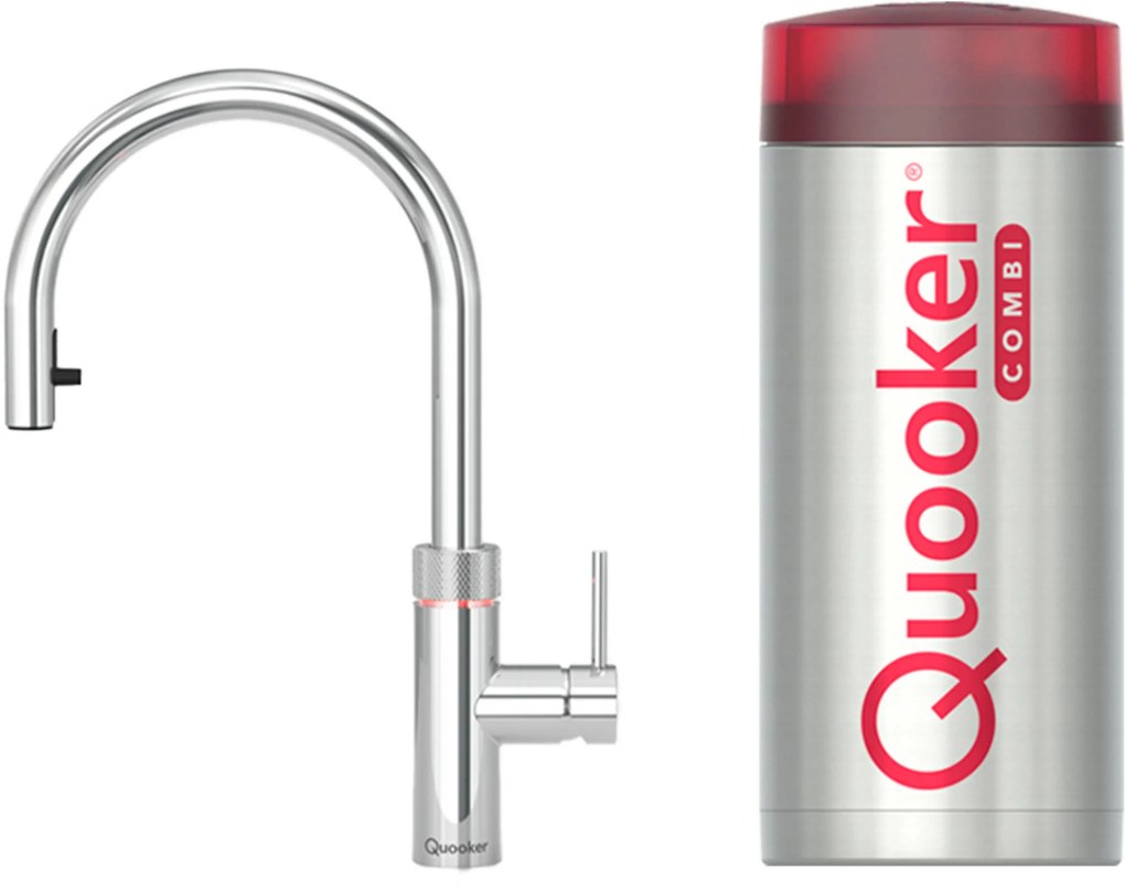 Quooker Flex met COMBI boiler 3-in-1 kokendwaterkraan chroom
