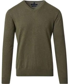 Sweater Groen Casa Moda  Pullover Olijfgroen