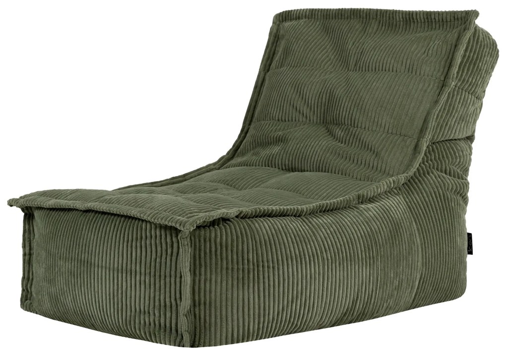 Dolce Zitzak Stoel Cord Lounger - Groen
