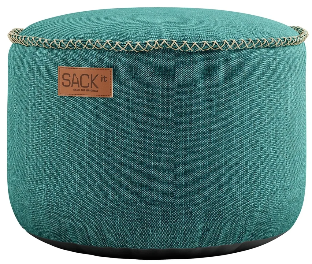 Cobana Lounge Chair & Pouf Outdoor - Petrol