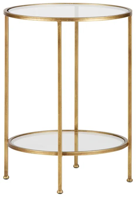 BePureHome Goddess Bijzettafel Metaal Antique Brass - 45.5 X 45.5cm.