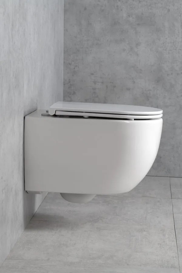 Bruckner Fulda hangend toilet randloos Turboflush 36x52cm wit