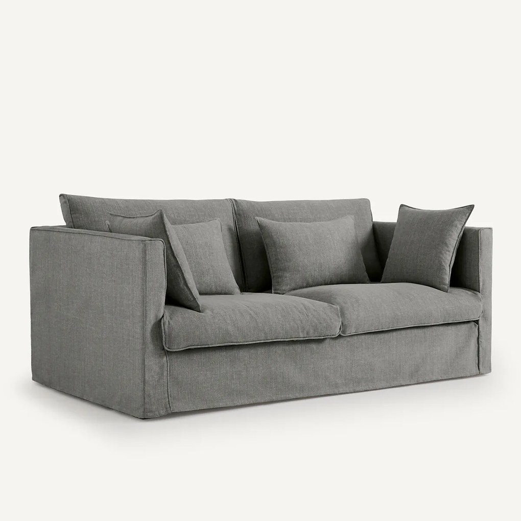 3- of 4-zitsbank, van katoen/linnen, CAMILLE