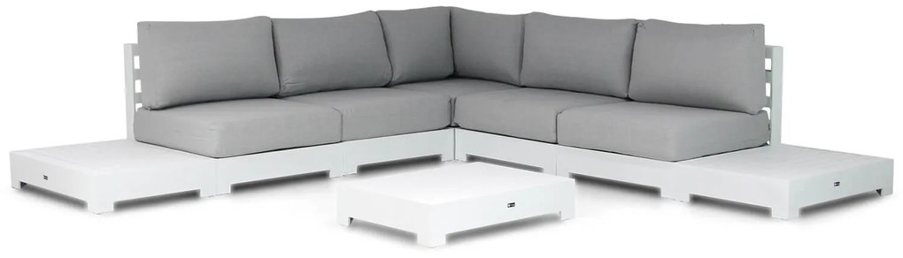 Loungeset 5 personen Aluminium Wit Santika Furniture Santika Phantom