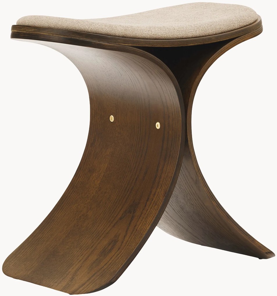 Eikenhouten kruk Luno