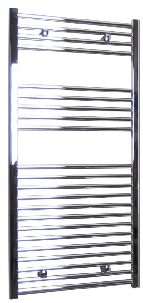 Sanicare design handdoekradiator 45x120cm midden aansluiting chroom