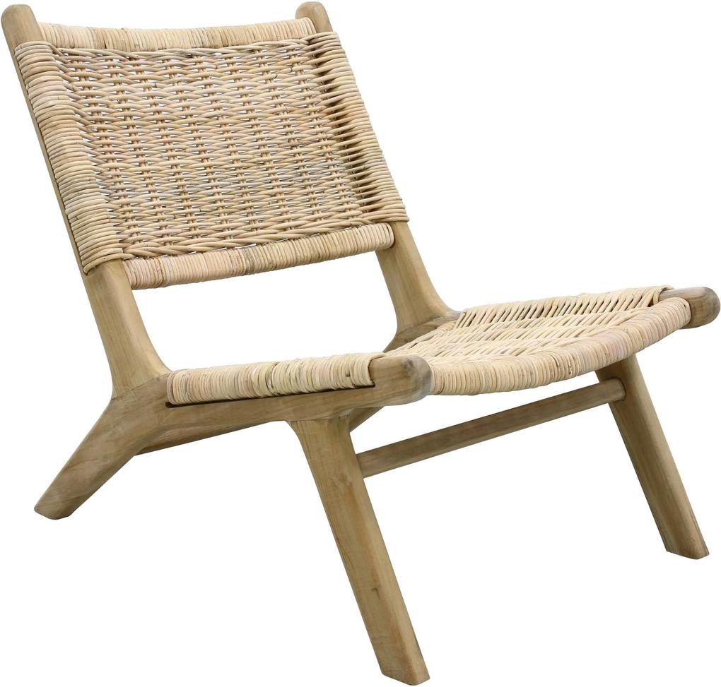HKliving Rattan Lounge fauteuil