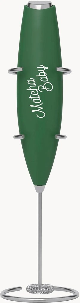 Melkopschuimer Matcha Baby met houder