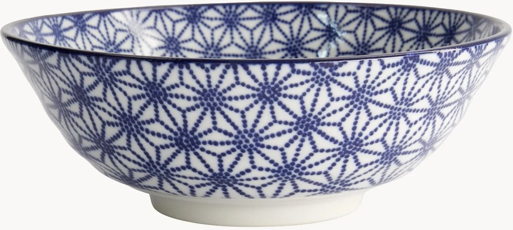 Porseleinen ramenkommen Nippon Blue, 4-delig