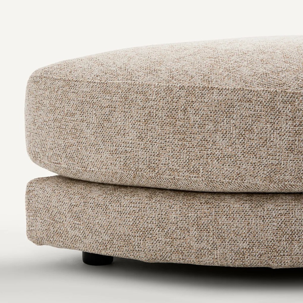 Modulaire voetensteun van katoenmix, TIBERIO