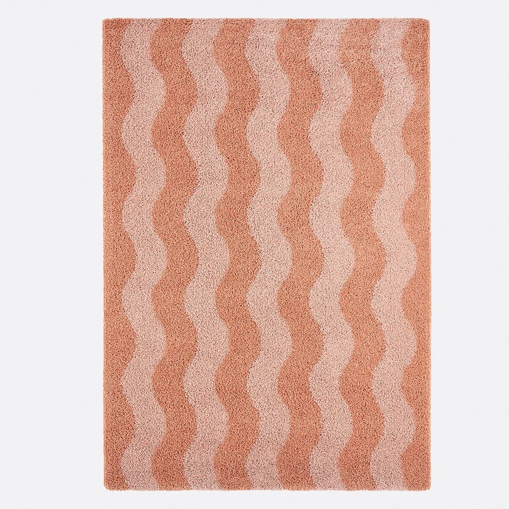 Rechthoekig vloerkleed, golfpatroon, NAMI