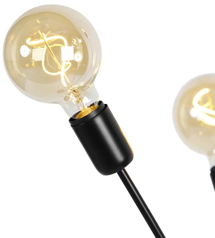 Design vloerlamp zwart 5-lichts - Wimme Design E27 Binnenverlichting Lamp