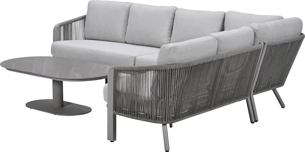 Garden Impressions Ryan loungeset hoek 5-delig - taupe