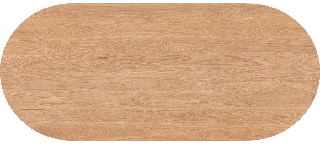 Goossens Excellent Eettafel Uniek, Semi rond 240 x 100 cm