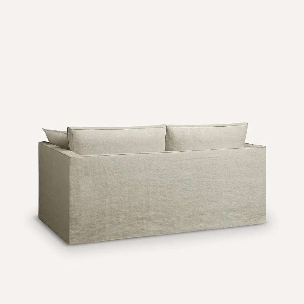 Bankhoes in dik stonewashed linnen, Camille