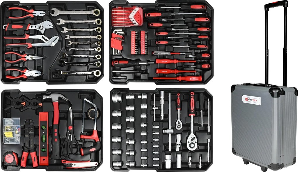 Benson Gereedschapskoffer-trolley 186 dlg