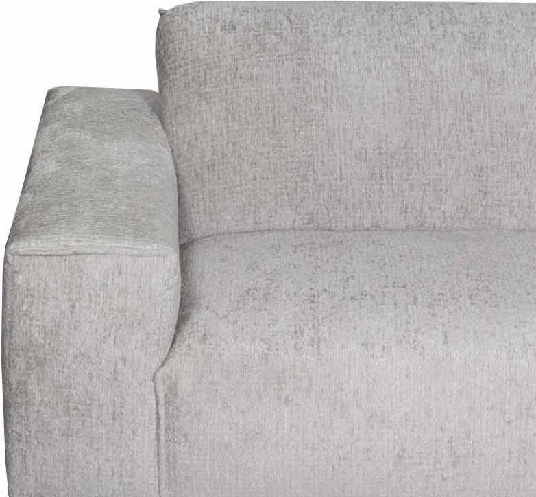 Hoekbank - Höft - rechts - stof Fusion grijs 149