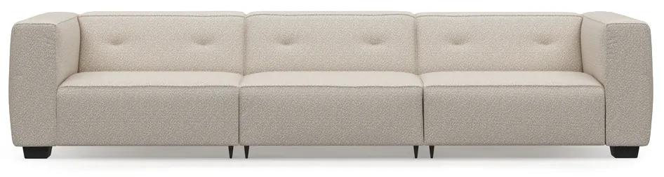 Rivièra Maison - Hampton Heights Sofa XL, bouclé, simply white - Kleur: wit