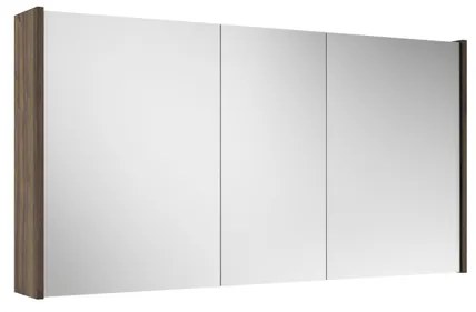Saniclass Prime Spiegelkast - 120x63x16cm - inclusief zijpanelen - noten (hout) SW1212818/SW812073