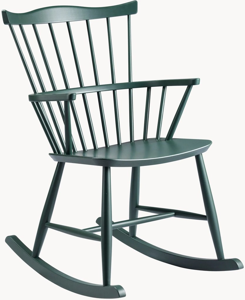 Houten schommelstoel J52G
