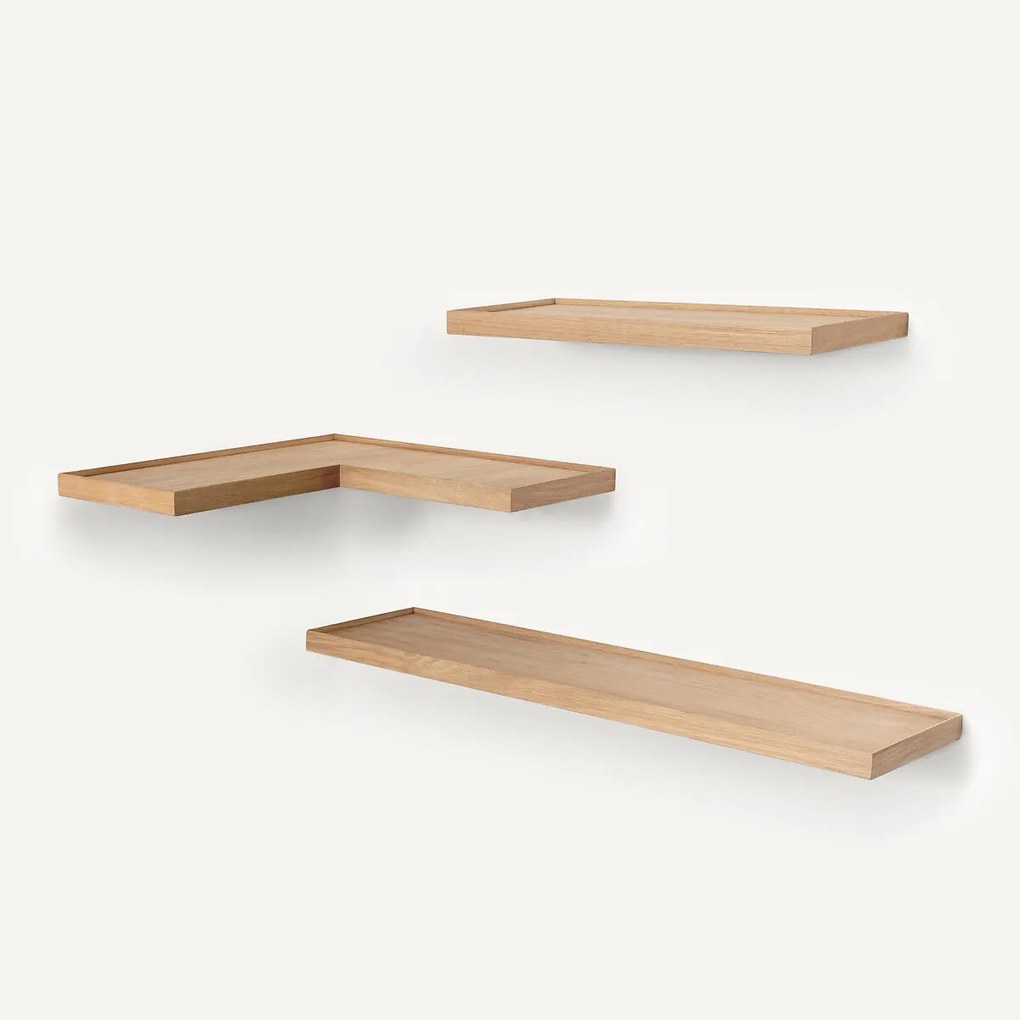 Wandplank eik L100 cm, Tidder