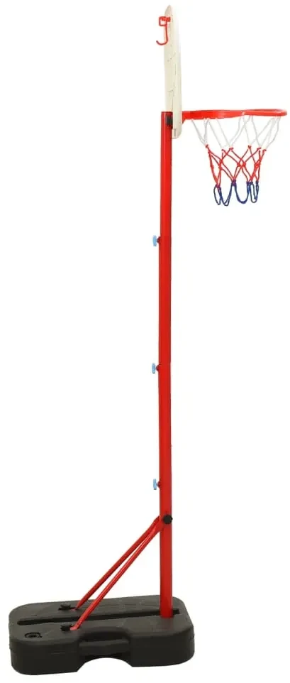 vidaXL Basketbalset draagbaar verstelbaar 138,5-166 cm