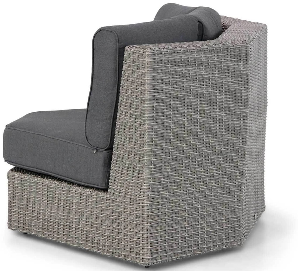 Dining Loungeset 5 personen Wicker Grijs Garden Collections New Castle