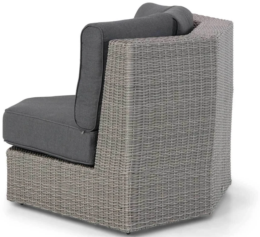 Hoek loungeset 5 personen Wicker Grijs Garden Collections Oxford