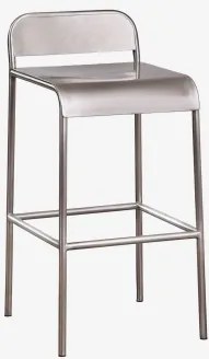 Set Van 2 Hoge Krukken Van Roestvrij Staal Narnial ↑65 Cm & Roestvrij Staal - Sklum
