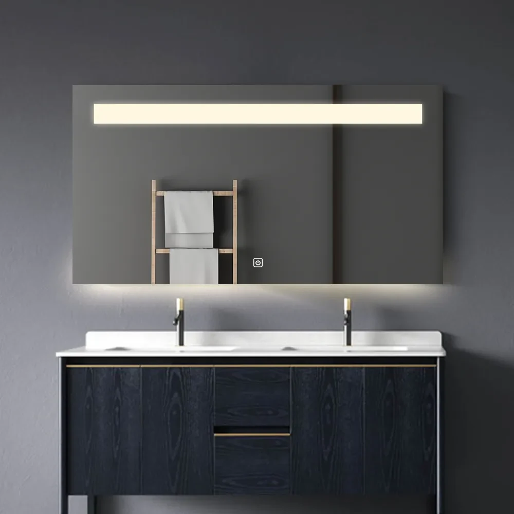 Saniclear Aruba spiegel 90x70cm met LED verlichting en spiegelverwarming