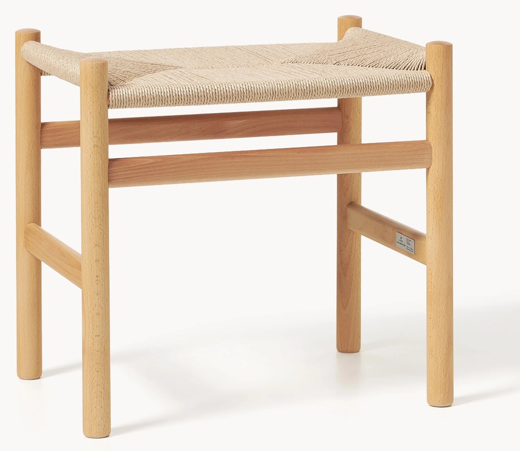 Kruk CH53 met handgevlochten zitvlak