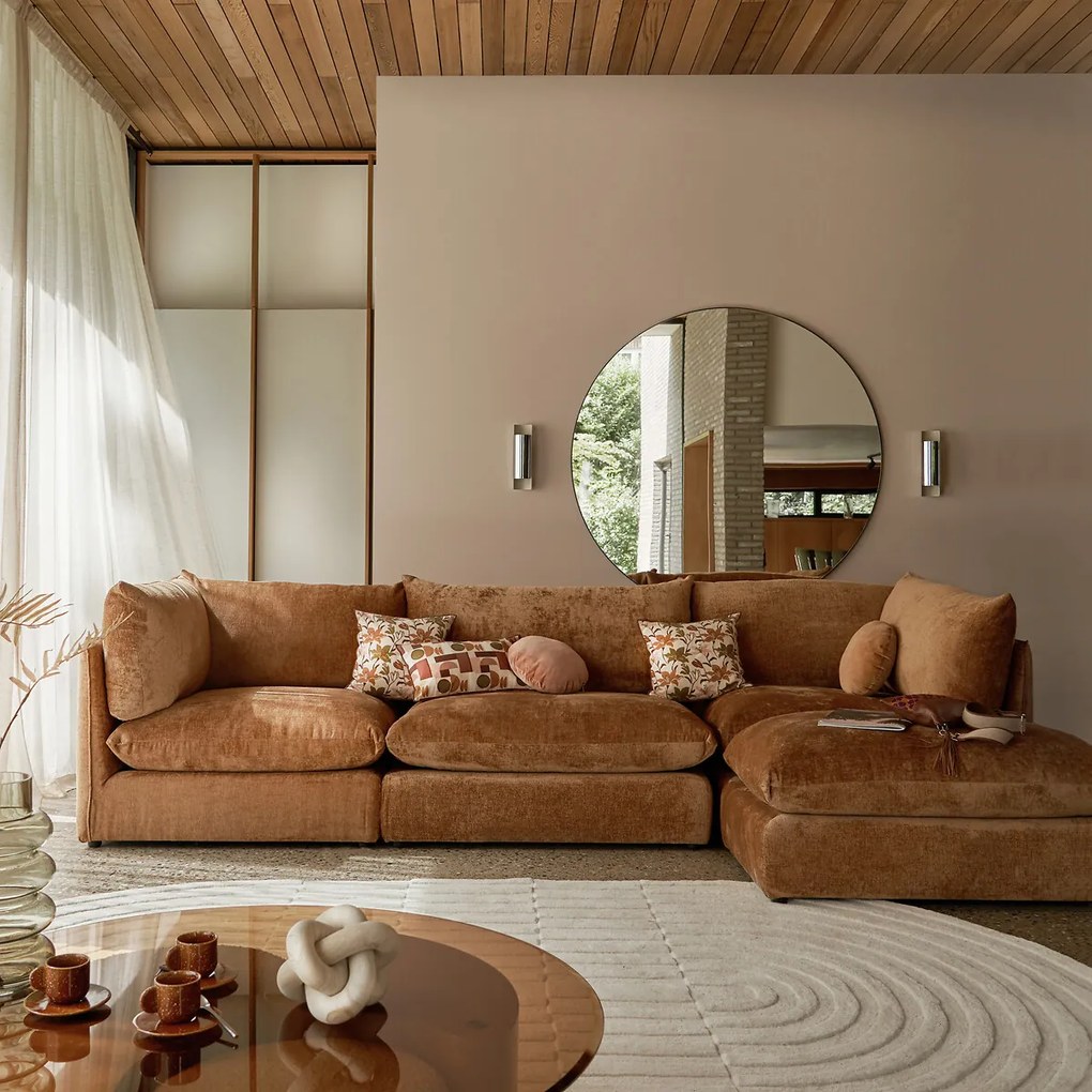 Ronde spiegel in metaalø140 cm , Iodus