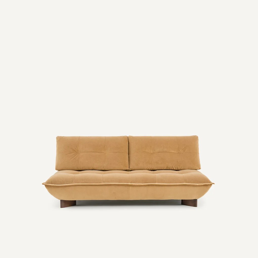 Modulaire bank in llinnen fluweel, KAORI